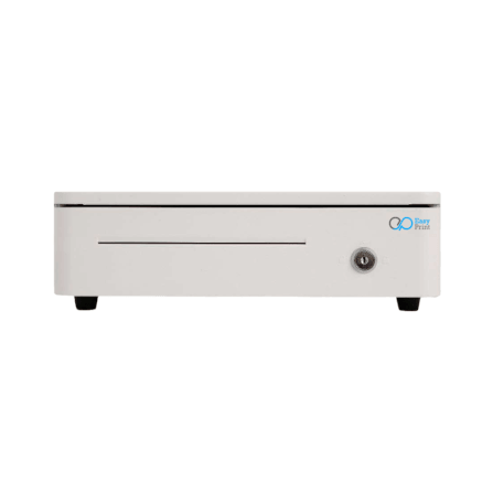 ลิ้นชักเก็บเงิน EASYPRINT รุ่น CD-330 สีขาว 4 ช่องธนบัตรขนาดใหญ่ 4 ช่องเหรียญ RJ11 12/24V_0